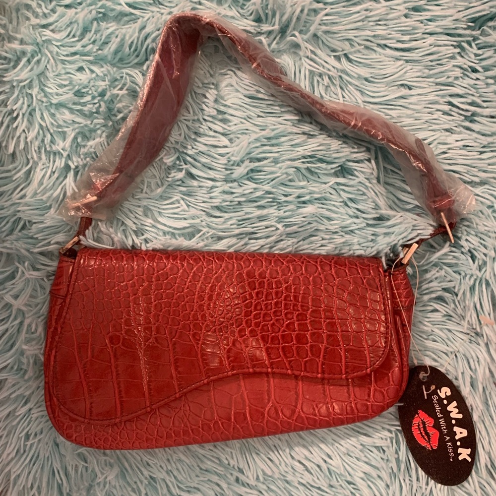 NWT Sexy Brick Red Handbag
